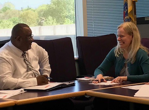 Department of Education Commissioner Lamont Repollet and Autism New Jersey Executive Director Suzanne Buchanan