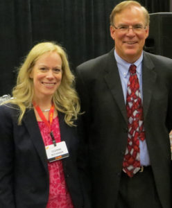 Autism New Jersey Executive Director Dr. Suzanne Buchanan with Dr. Wayne Fisher.